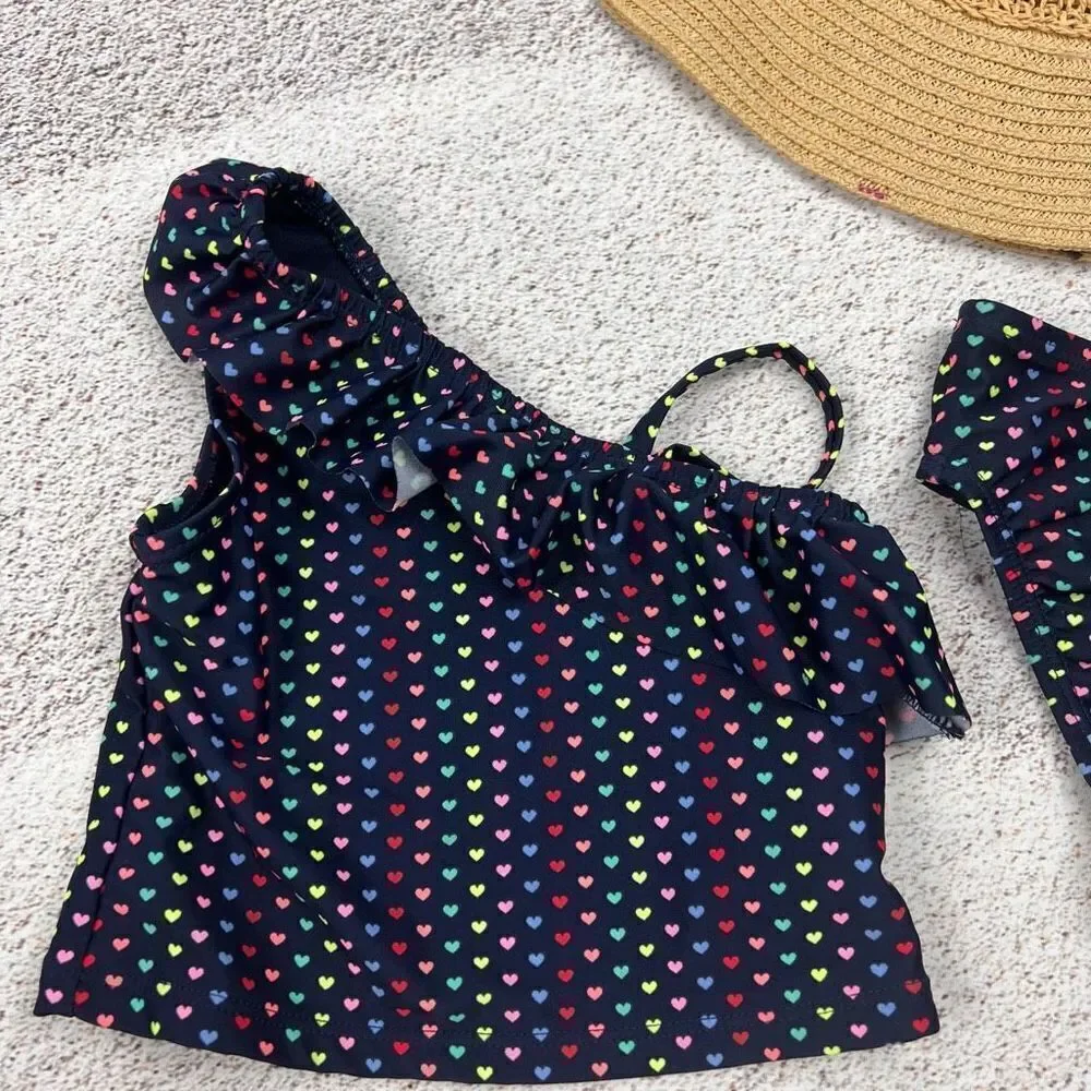 Gap Toddler‎ 2T heart print tankini set